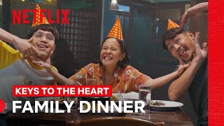 Zanjoe Marudo Elijah Canlas  Dolly de Leon Have Dinner  Keys to The Heart  Netflix Philippines