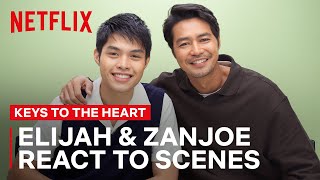 Elijah Canlas  Zanjoe Marudo React to Keys to The Heart  Keys to The Heart  Netflix Philippines