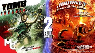 Tomb Invader  Journey To The Center Of The Earth  2 Full Movies  Action Adventure Double Feature