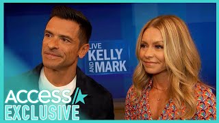 Kelly Ripa Reacts To Mark Consuelos Debut On Live With Kelly and Mark Exclusive