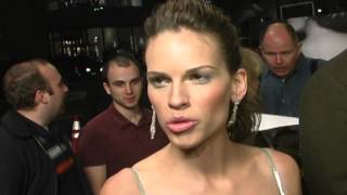 Iron Jawed Angels Hilary Swank Interview  ScreenSlam