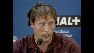 Mads Mikkelsen  Nikolaj Lie Kaas at OPEN HEARTS Press conference San Sebastian Film Festival