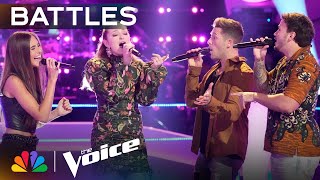 323 and Katie Os Beautiful Performance of Lonesome Loser  The Voice Battles  NBC