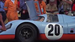 Steve McQueen  1970 Le Mans start