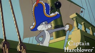 Captain Hareblower 1954 Merrie Melodies Bugs Bunny and Yosemite Sam Cartoon Short Film  Review