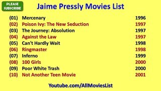 Jaime Pressly Movies List