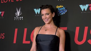 Katie Cassidy I Love Us Los Angeles Premiere Red Carpet