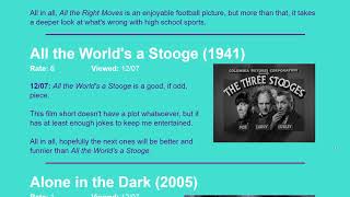 Movie Review All the Worlds a Stooge 1941 HD