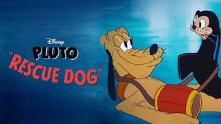 Rescue Dog 1947 Disney Pluto  Cartoon Short Film  Review