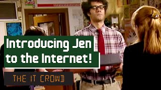 Moss Introduces Jen To The Internet  The IT Crowd Series 3 Episode 4 The Internet