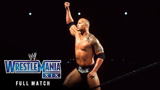 FULL MATCH  Stone Cold Steve Austin vs The Rock WrestleMania XIX