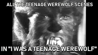 All The Teenage Werewolf Scenes In I Was A Teenage Werewolf Michael Landon 1957