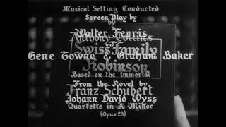 Swiss Family Robinson 1940  Title Sequence