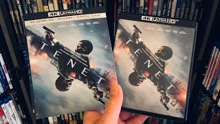 Tenet 4K Blu Ray REVIEW  Unboxing  John David Washington Robert Pattinson  Christopher Nolan