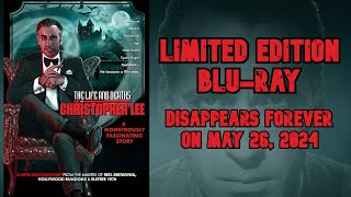 The Life and Deaths of Christopher Lee  Limited Edition Physical Media Disappears on May 26 2024