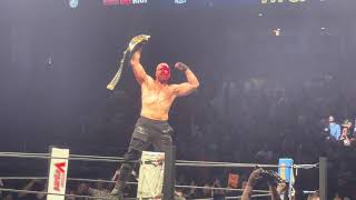 Jon Moxley Wins IWGP Title at NJPW Windy City Riot Live Crowd Reactions