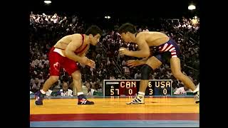 Kendall Cross vs Guivi Sissaouri 1996 Freestyle Olympics Gold  Full Match
