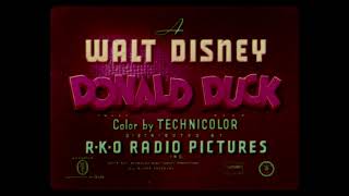 Donald Duck  Winter Storage 1949  original RKO titles