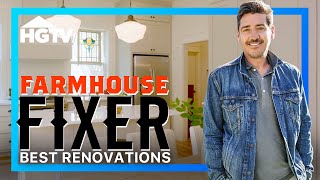 BEST Farm House Renovations from Season 1  Farmhouse Fixer  HGTV