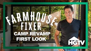 PREMIERE PREVIEW Farmhouse Fixer Camp Revamp  HGTV