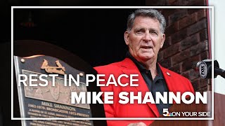 Frank Cusumano and Corey Miller honor Cardinals legend Mike Shannon