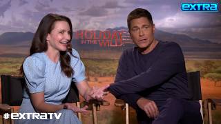 Rob Lowe on Working with His Son Reuniting with Kristin Davis in Holiday in the Wild