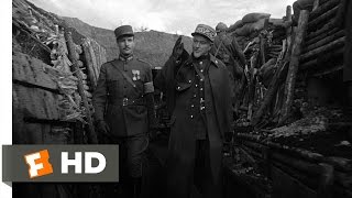 Paths of Glory 111 Movie CLIP  A Stroll Through the Trenches 1957 HD