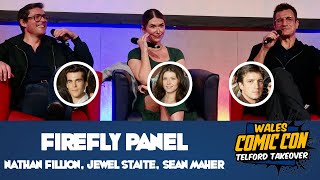 Brilliant Nathan Fillion Jewel Staite and Sean Maher Interview at Wales Comic Con 2023