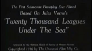 20000 Leagues Under the Sea 1916 Silent Movie Adventure Science Fiction