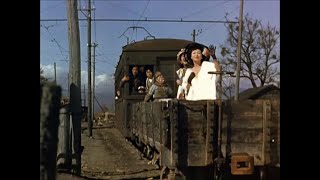 Carmen Comes Home 1951 Train Scenes Kitakaruizawa st TRAINS IN MOVIES 45