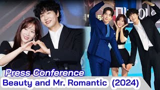 BEAUTY AND MR ROMANTIC 2024 KDrama Press Conference  Im Soo Hyang and Ji Hyun Woo Korean Drama