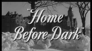 Home Before Dark 1958 title sequence