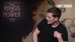 The Lord of the Rings The Rings of Powers Robert Aramayo Talks ElrondGaladriel Kiss