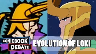 Evolution of Loki in Cartoons in 9 Minutes 2018