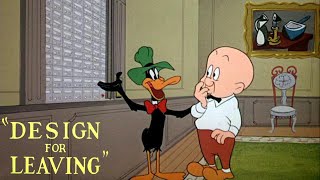 Design for Leaving 1954 Looney Tunes Daffy Duck and Elmer Fudd Cartoon Short Film  Review