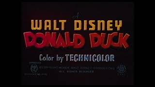 Donald Duck  Grand Canyonscope 1954  Academy ratio titles