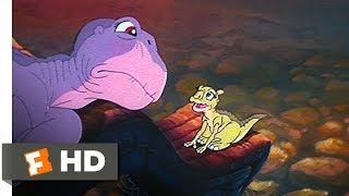 The Land Before Time 410 Movie CLIP  Littlefoot Meets Ducky 1988 HD