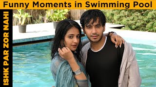 Ishk Par Zor Nahi  Funny Moments in Swimming Pool  Sony TV  BTS