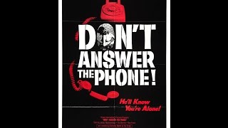 Dont Answer The Phone1980 Movie Review