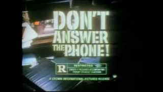 DONT ANSWER THE PHONE 1980 Robert Hammer trailer