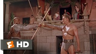 Spartacus 410 Movie CLIP  Fight to the Death 1960 HD