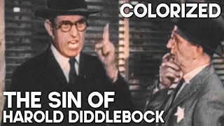 The Sin of Harold Diddlebock  COLORIZED  Full Movie  Harold Lloyd