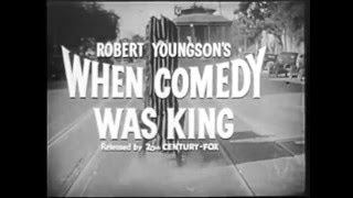 tv spot WHEN COMEDY WAS KING 1960