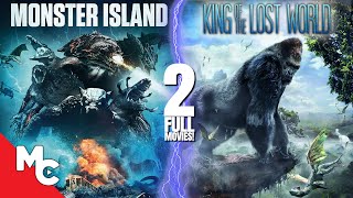 Monster Island  King of the Lost World  2 Full Action Adventure Movies  Double Feature