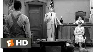 To Kill a Mockingbird 410 Movie CLIP  Atticus CrossExamines Mayella 1962 HD