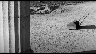 Simon of the Desert 1965 by Luis Buuel Clip Simon tempted by Satan arriving in a coffin 