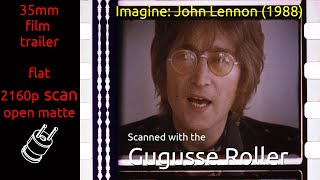 Imagine John Lennon 1988 35mm film trailer flat open matte 2160p