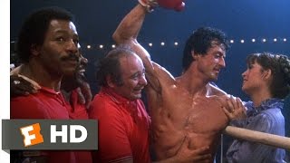 Rocky III 1313 Movie CLIP  Rocky Beats Clubber 1982 HD