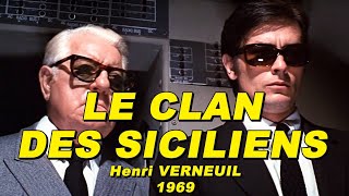 LE CLAN DES SICILIENS 1969 Jean Gabin Alain Delon Lino Ventura Andr Pousse