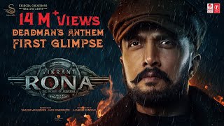 Vikrant Rona Glimpse  Deadmans Anthem  Kichcha Sudeep  Anup Bhandari  Ajaneesh  Shalini Artss